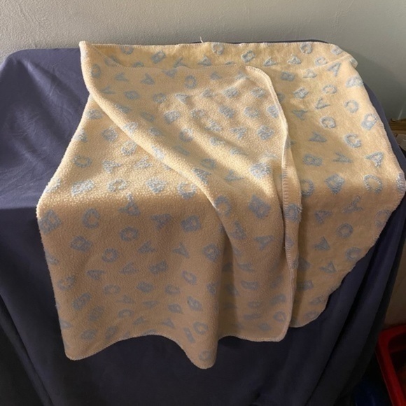 Blue & yellow Baby blanket - Picture 2 of 5